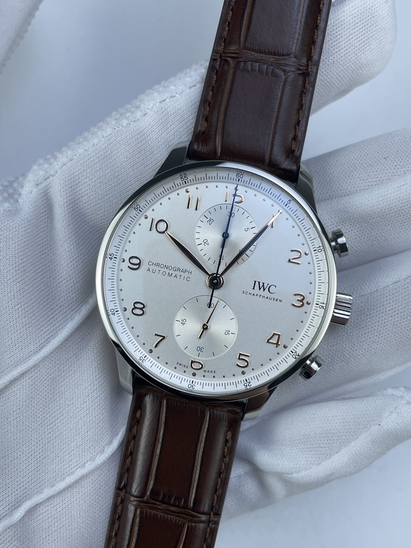 (준비완료/특급배송)NO.3018/ZF공장 V3 IWC IW3716 포루트기저 화이트다이얼 골드핸즈 가죽