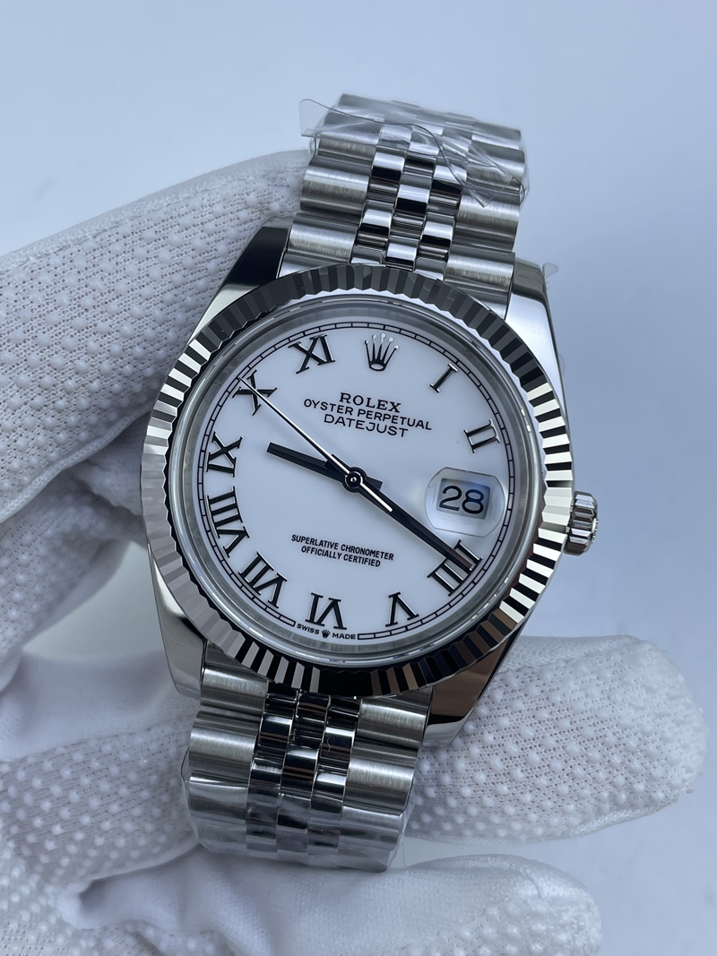 (준비완료/특급배송)NO.3189/롤렉스 데이저스트 41 화이트 로만 다이얼 126334 QP공장