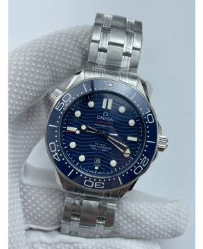 (준비완료/특급배송)NO.3385/VS공장 오메가 씨마스터 다이버 300 스틸 블루다이얼 VS8800 (최신무브업버전)